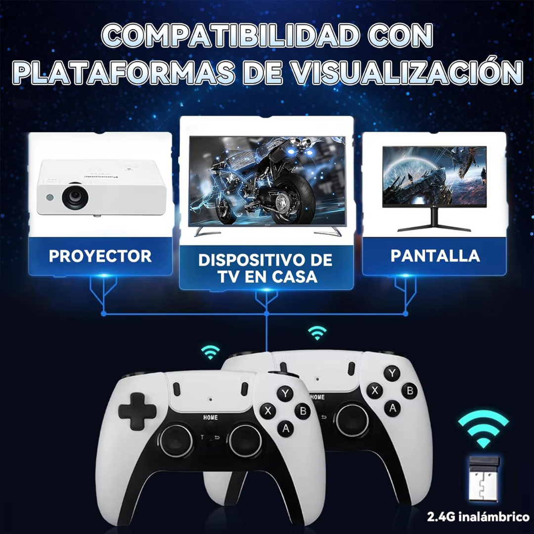 Consola Retro con más de 20000 Juegos Clásicos