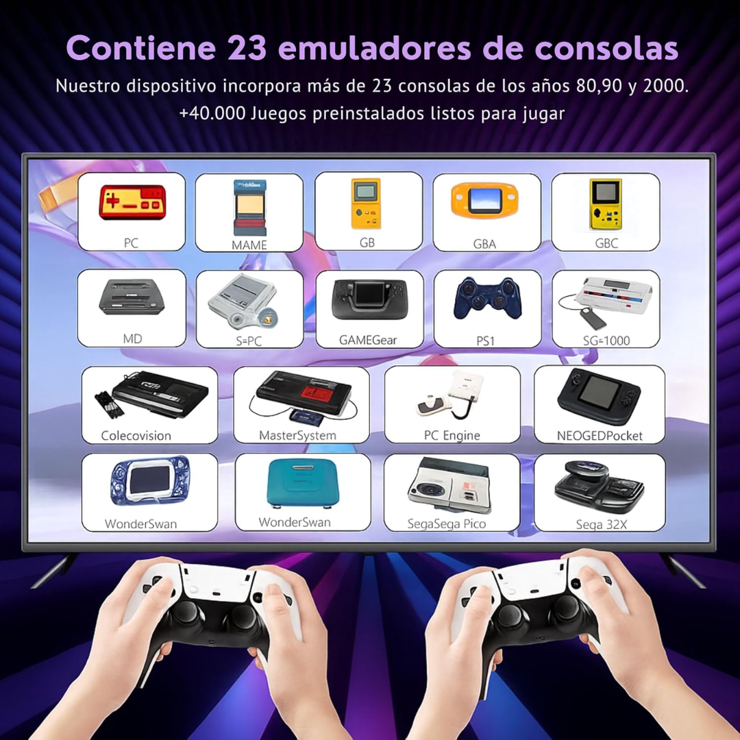 Consola Retro con más de 20000 Juegos Clásicos