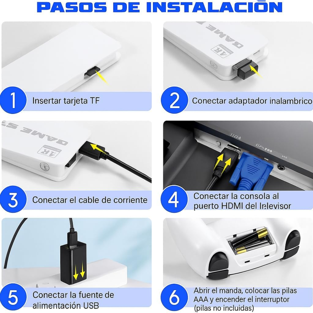Consola Retro con más de 20000 Juegos Clásicos
