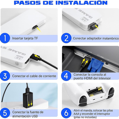 Consola Retro con más de 20000 Juegos Clásicos
